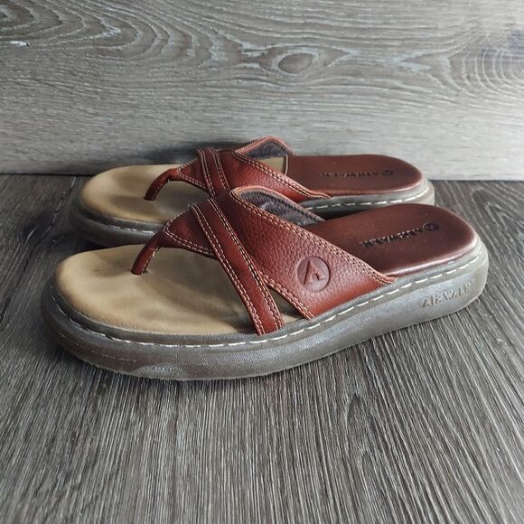 Airwalk Vintage 90s Women's Brown Platform Slide Sandals 6.5 - Picture 4 of 7